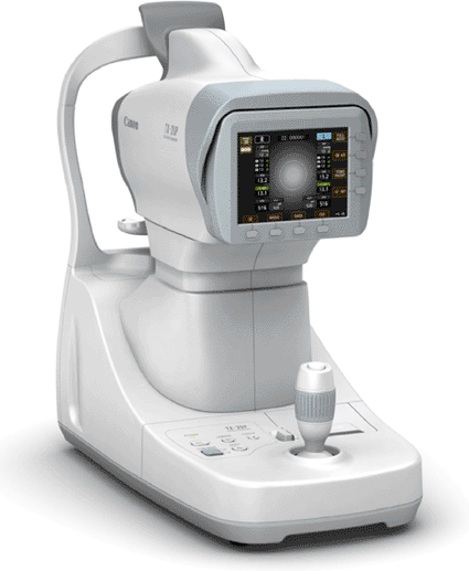 Image: The Canon TX-20P Full-Auto Tonometer (photo courtesy of Canon USA).